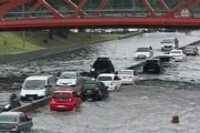Las fuertes tormentas afectaron el tránsito en la Autopista Buenos Aires–La Plata y rutas del Conurbano