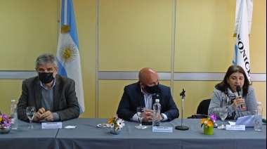 Franchi y Filmus visitaron Puerto Madryn y anunciaron obras e inversiones en el CENPAT