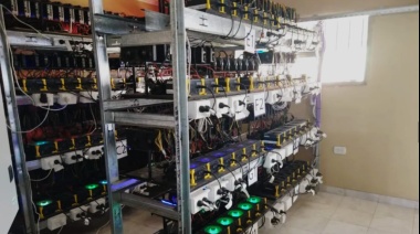 AFIP descubrió una granja de criptomonedas clandestina en La Plata