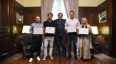 Se entregó la distinción de Ciudadanos Ilustres a los platenses campeones del mundo