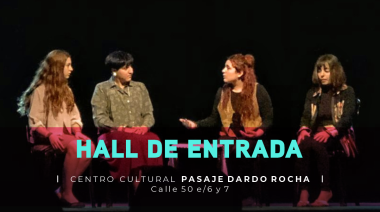 Jueves de Teatro en el Pasaje Dardo Rocha con "Hall de entrada"