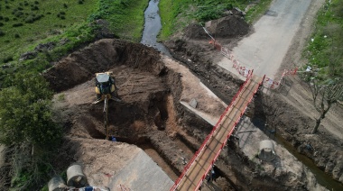 Avanzan obras hidráulicas en el Arroyo Pérez