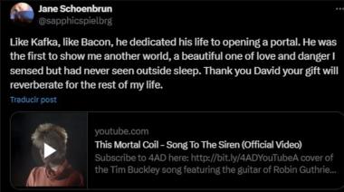 El mundo despide a David Lynch tras su muerte a los 78 años