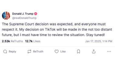 TikTok podría dejar de operar en EE.UU. este domingo