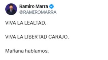 Expulsaron a Ramiro Marra del partido y respondió en redes