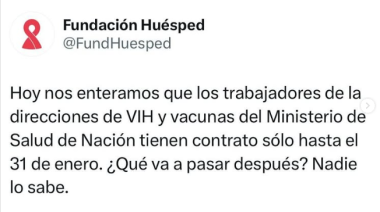 Despidos masivos en las áreas de VIH y Vacunas generan preocupación