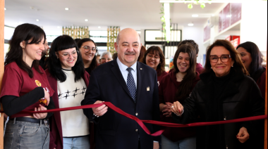 Tauber inauguró nuevas obras en la Facultad de Psicología de la UNLP