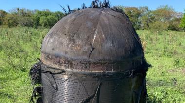 Alarma por la aparición de un misterioso objeto metálico en un campo chaqueño: investigan posible basura espacial