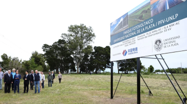 La UNLP comenzó a construir un parque solar para tener autoabastecimiento energético