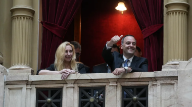 Karina Milei y Adorni irrumpen en la jura de Bullrich en medio de la pelea con Villarruel