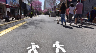 Las calles comerciales de La Plata volverán a ser peatonales este fin de semana