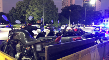 Se extienden los controles viales a motos por toda la Ciudad: se secuestraron más de 1.200