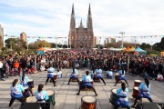 La cultura japonesa convocó a una multitud en Plaza Moreno