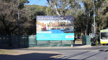 La Municipalidad inicia las obras de renovación y puesta en valor de Parque Saavedra