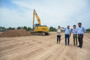 Secco recorrió las nuevas obras en Ensenada