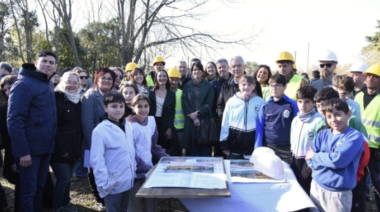Comenzó la construcción de la primera escuela secundaria en Ignacio Correas