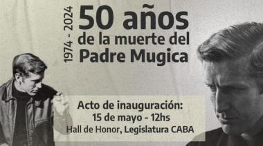 Exhiben en la Legislatura objetos personales de Carlos Mugica a 50 años de su fallecimiento
