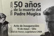 Exhiben en la Legislatura objetos personales de Carlos Mugica a 50 años de su fallecimiento