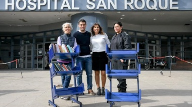 Internos de la Unidad 18 de Gorina donaron bibliotecas móviles al Hospital San Roque