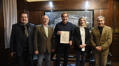 Garro recibió a las nuevas autoridades del Círculo de Periodistas de la Provincia