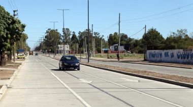 Quedó listo el renovado tramo de Avenida 32 que conecta San Carlos y Romero