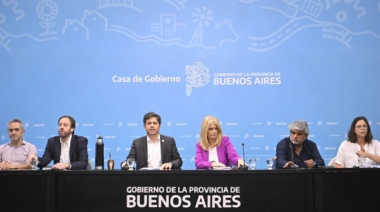 Kicillof anunció un aumento a estatales y jubilados: “Esto es lo que hacemos con los impuestos”