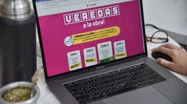 Los platenses podrán inscribirse en "Veredas a la obra" vía online