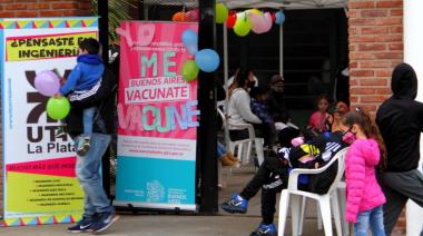 Reacondicionaron el vacunatorio de la UTN La Plata para recibir a los niños