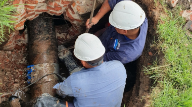 Las obras hidráulicas en Villa Elvira mejorarán el servicio de agua a 15 mil usuarios