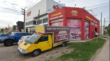Boquete y destrozos en una hamburguesería: grave robo en San Carlos
