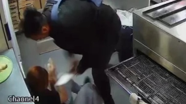 Un hombre apuñaló 28 veces a su ex pareja en una pizzería: “Me quiso matar como un animal”