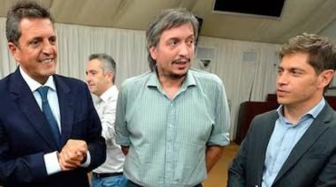 Kicillof, Massa y Máximo sellan una unidad frágil para enfrentar a Milei en Buenos Aires