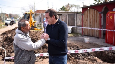 Garro adelantó que la extensión de cloacas y agua potable será uno de sus ejes de gestión
