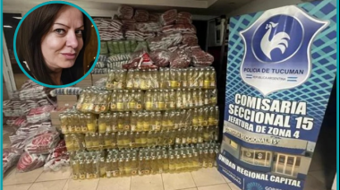 Hallan alimentos del Ministerio en casa de un acusado de violencia de género.