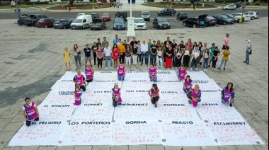 "16 Días de activismo contra la violencia de género" se visibilizó en Plaza Moreno