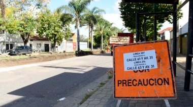Comenzó la transformación de la avenida 60 en Los Hornos