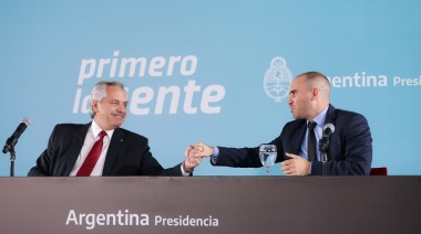 Alberto y Guzmán presentaron el proyecto de Renta Inesperada