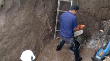 ABSA sigue realizando tareas de reparación y mejoras en la red de agua de La Plata