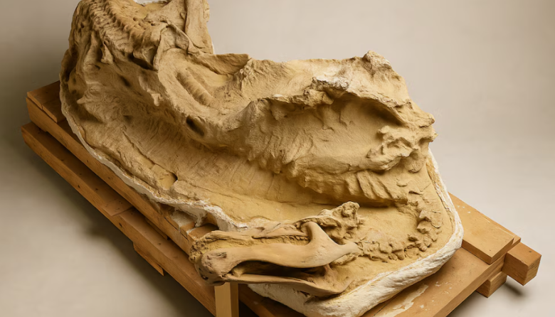 Hallan en Wyoming un dinosaurio con piel y escamas en estado excepcional