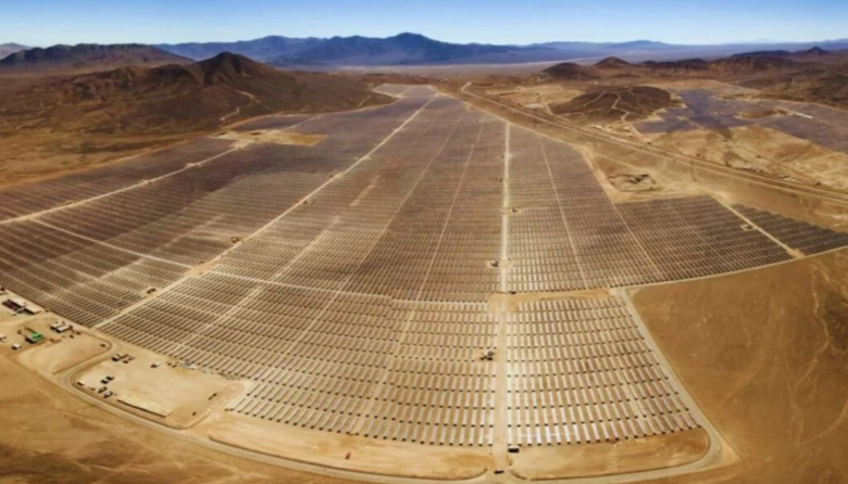 Una planta solar china creó vida en el desierto sin proponérselo