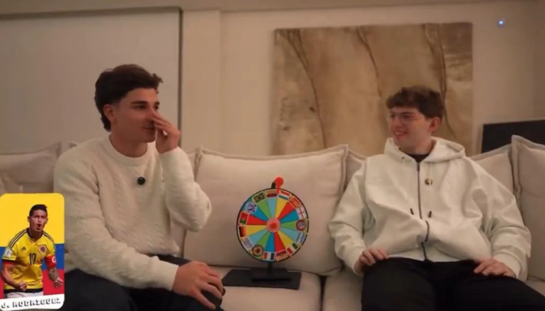 El cómico momento de Julián Álvarez con Davo Xeneixe: "Quinteroo goool"