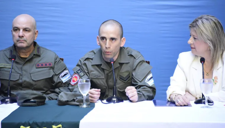 El Gendarme Nahuel Gallo habló en conferencia: "Sigo encerrado en mi mente, hasta que no liberen a todos no soy libre"