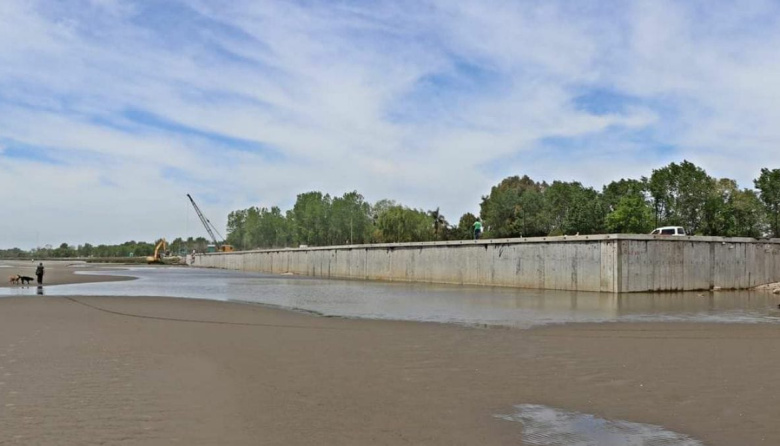 La ampliación del murallón de Punta Lara suma un nuevo pedido para conocer estudios y controles ambientales