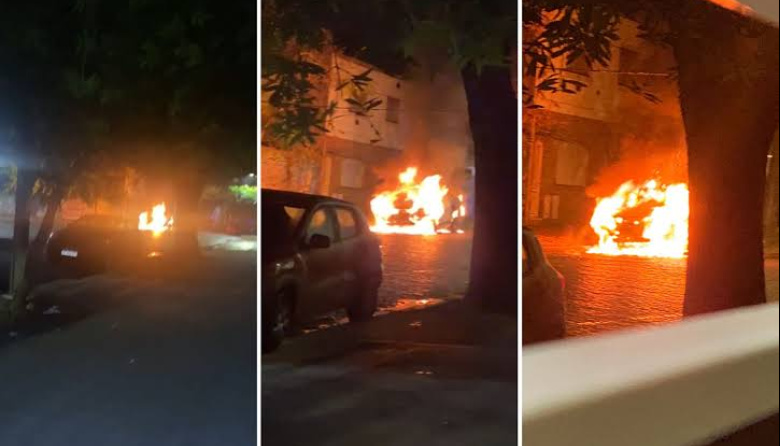 Continúa el ataque de quemacoches en La Plata: incendiaron un auto durante la madrugada