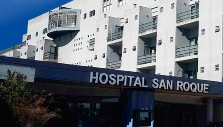 Por fuerte accidente una mujer terminó hospitalizada