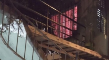 Derrumbe en un barrio de La Plata
