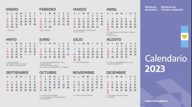 El año próximo tendrá cuatro fines de semana extra largos, de cuatro días cada uno