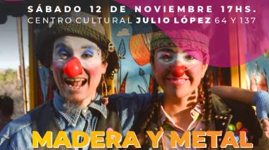 Show de clown y música en el Centro Cultural Julio López