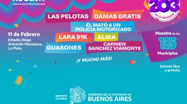 Festejo del Aniversario 203 de la Provincia de Buenos Aires con megafestival