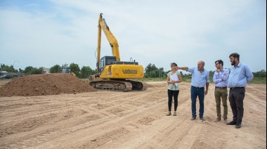 Secco recorrió las nuevas obras en Ensenada